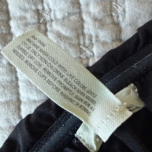 Soma Black Strapless Dress with Tropical Bottom detail L - Picture 6 of 6